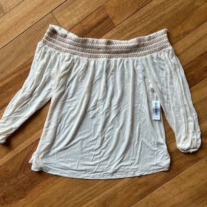 old navy off the shoulder top